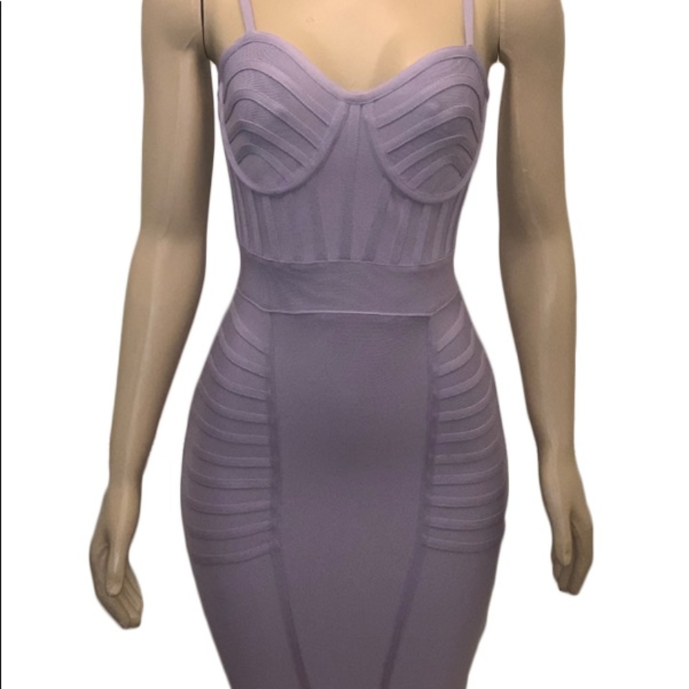 COPY - Lavender Bandage Dress